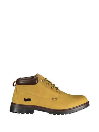 Gast Lace-up Ankle Boots In Yellow
