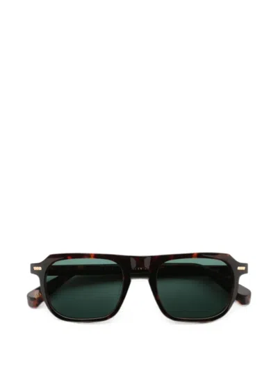Gast Lavivo Classic Rectangle-frame Sunglasses In Brown