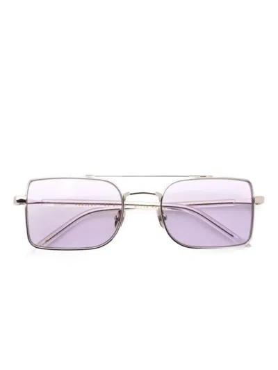 Gast Mile Square-frame Sunglasses In Silver