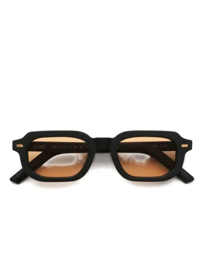 Gast Pai Rectangle-frame Sunglasses In Black