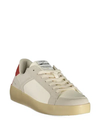 Gast Panelled Lace-up Sneakers In Gray