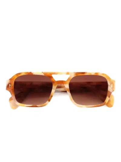 Gast Serai Square-frame Sunglasses In Neutral