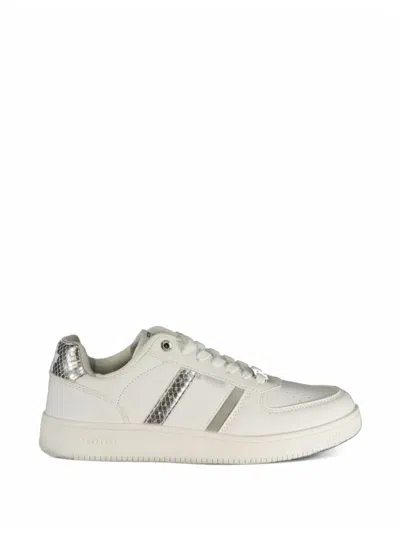 Gast Snakeskin-effect Panelled Sneakers In White