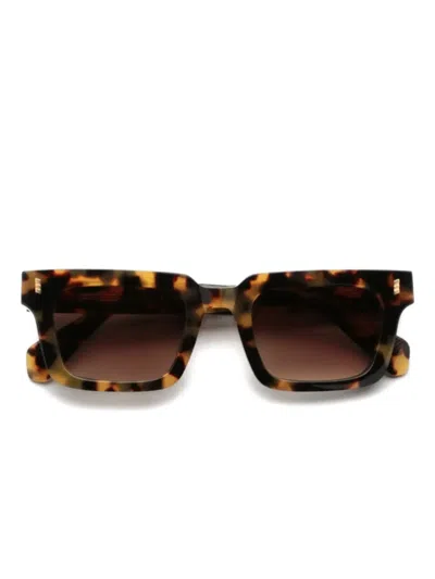Gast Square-frame Sunglasses In Brown