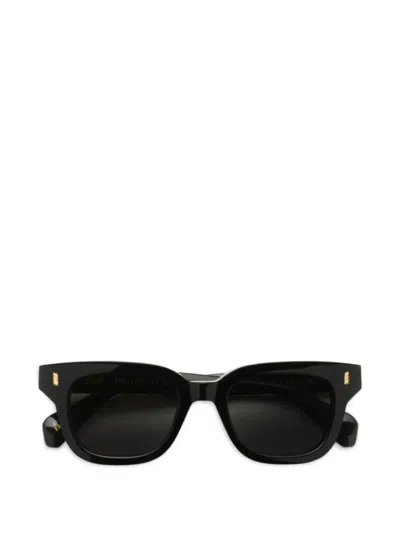 Gast Tutto Rectangle-frame Sunglasses In Black