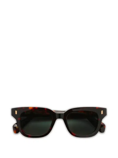 Gast Tutto Square-frame Sunglasses In Brown