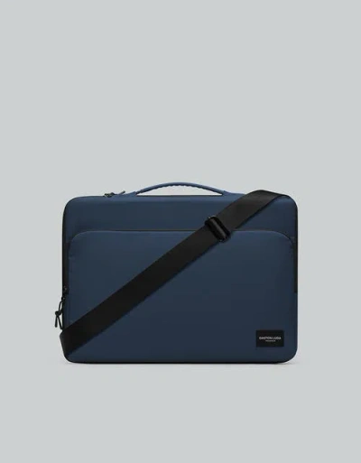 Gaston Luga Däsh Cushioned Briefcase 15"/16" In Blue