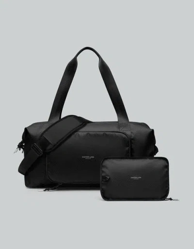 Gaston Luga Lightweight Packable Duffel In Black