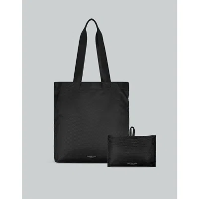 Gaston Luga Lightweight Packable Tote In Black