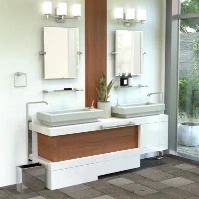 Gatco A-line 18" Towel Bar In Chrome