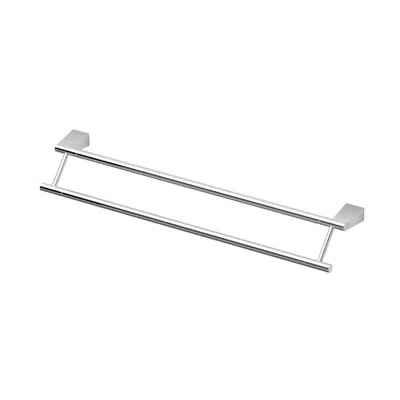 Gatco Bleu Double 24" Wall Mounted Towel Bar In Chrome