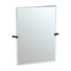 Gatco Bleu Matte Black 27 3/4" X 31 1/2" Rectangular Wall Mirror