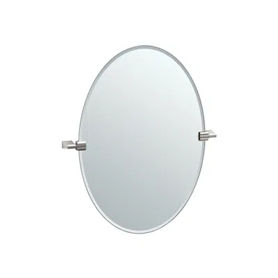 Gatco Bleu Satin Nickel 23 1/2" X 26 1/2" Vanity Wall Mirror