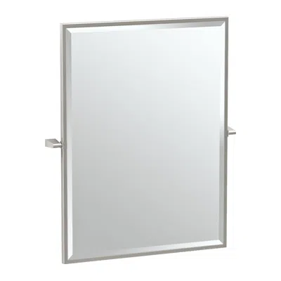 Gatco Bleu Satin Nickel 27 1/2" X 32 1/2" Vanity Mirror