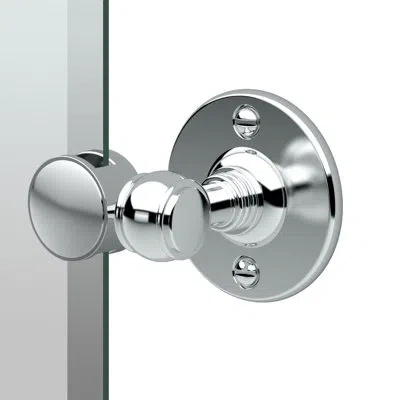 Gatco Café 24" Frameless Rectangle Bathroom Vanity Mirror | Pivoting And Beveled Wall Mount Mirror In Chrome