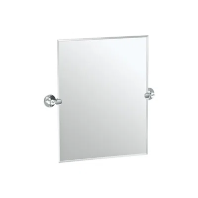 Gatco Cafe Chrome 23 1/2" X 24" Rectangular Vanity Mirror