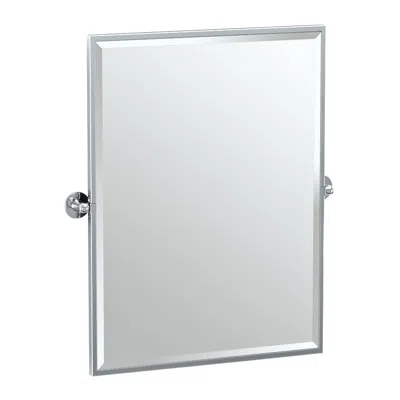 Gatco Cafe Chrome 28 1/4" X 32 1/2" Rectangle Vanity Mirror