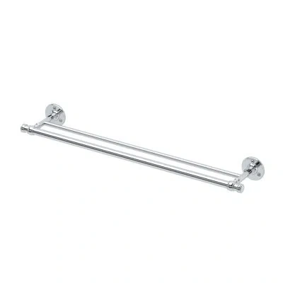 Gatco Cafe Wall Mounted Double Towel Bar | 24" Towel Rack With 2 Bars For Bathroom In Chrome