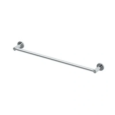 Gatco Channel Wall Mounted 24" Towel Bar In Chrome