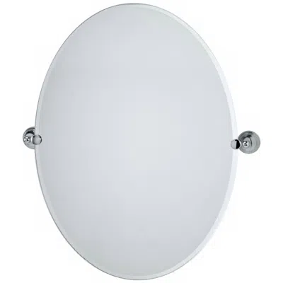 Gatco Charlotte Polished Chrome Oval 32" High Wall Mirror