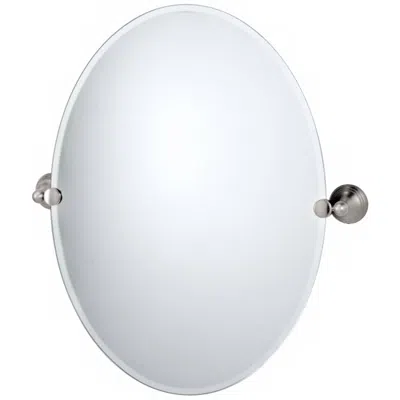 Gatco Charlotte Satin Nickel 23" X 26 1/2" Tilt Wall Mirror