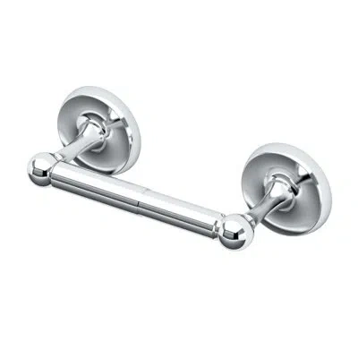 Gatco Designer Ii Wall Mounted Toilet Paper Holder | Double Post Spring Loaded Toilet Tissue Holder In Chrome