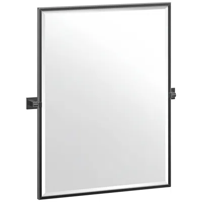 Gatco Elevate Matte Black 27 3/4" X 32 1/2" Framed Mirror