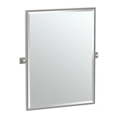 Gatco Elevate Satin Nickel 27 3/4" X 32 1/2" Wall Mirror