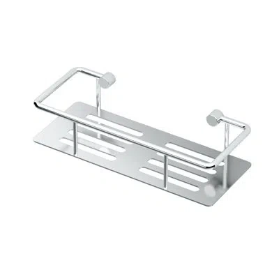 Gatco Elevate Wall Mount Stainless Steel 10"w Shower Shelf | Rectangle Shower, Bath Caddy In Chrome