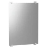 Gatco Elevate Wall Mounted Frameless Rectangle Bathroom Vanity Mirror | Mount Horizontally Or Vertically In Chrome
