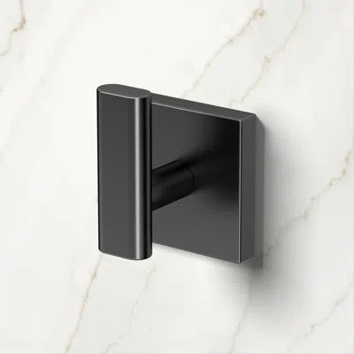 Gatco Elevate Wall Mounted Robe Hook In Matte Black