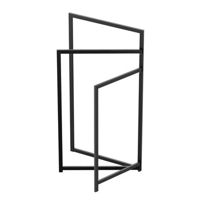 Gatco Freestanding Towel Stand | 3 Tier Floor Standing Towel Rack In Matte Black
