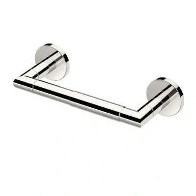 Gatco Glam Standard Wall Mount Toilet Paper Holder | Double Post Toilet Paper Holder In Polished Nickel