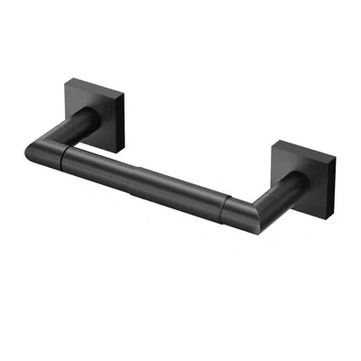 Gatco Glam Too Standard Toilet Paper Holder In Matte Black