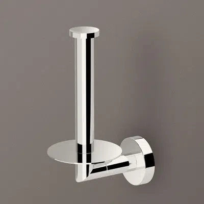 Gatco Glam Wall Mount Toilet Paper Storage Holder | Single Toilet Tissue Roll Holder In Polished Nickel