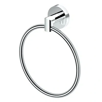 Gatco Glam Wall Mounted 6.50" Towel Ring | Towel Holder For Bathroom In Chrome
