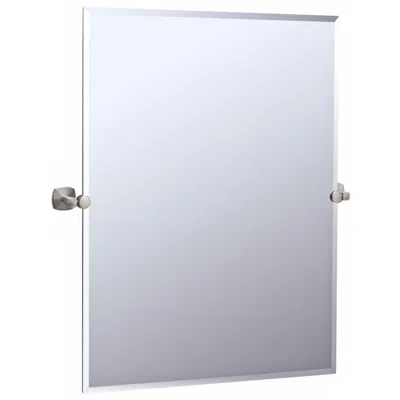 Gatco Jewel Satin Nickel 28" X 31 1/2" Tilt Wall Mirror