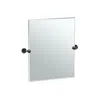 Gatco Latitude Ii Black 24" X 24" Rectangular Wall Mirror