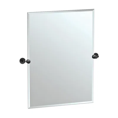 Gatco Latitude Ii Black 27 1/2" X 31 1/2" Rectangular Wall Mirror