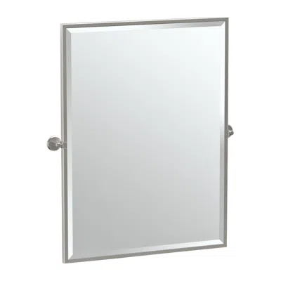 Gatco Latitude Ii Satin Nickel 27 3/4" X 32 1/2" Wall Mirror