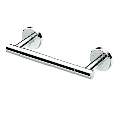 Gatco Latitude Ii Wall Mount Toilet Paper Holder | Double Post Spring Loaded Toilet Paper Holder In Chrome
