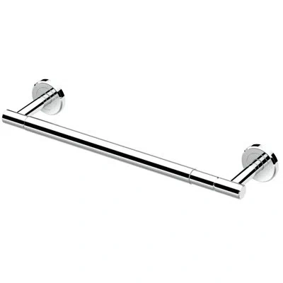 Gatco Latitude Ii Wall Mounted Steel Kitchen Paper Towel Holder In Silver