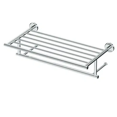Gatco Latitude Ii Wall Mounted Towel Rack | Hotel Style Stainless Steel Towel Rack With Towel Bar In Chrome