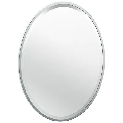 Gatco Luxe Chrome 20 1/2" X 27 1/2" Flush Mount Framed Wall Mirror