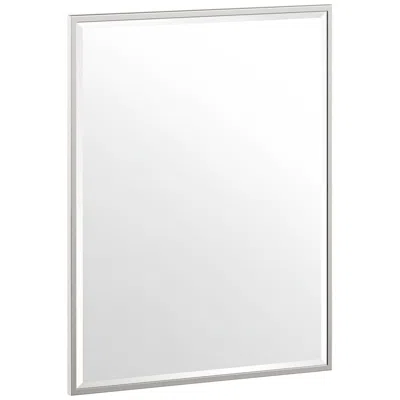 Gatco Luxe Flush Mount Nickel 24 1/2" X 32 1/2" Framed Wall Mirror