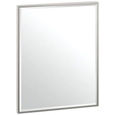 Gatco Luxe Satin Nickel 20 1/2" X 25" Flush Mount Wall Mirror