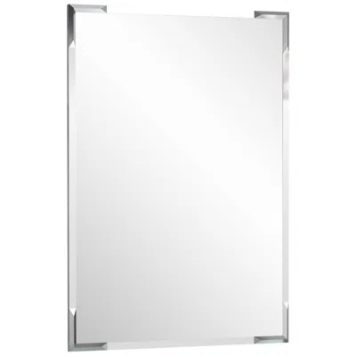 Gatco Quebec Chrome 24 1/2" X 32 1/2" Flush Mount Wall Mirror