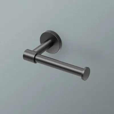 Gatco Reveal Euro Style  Wall Mounted Toilet Paper Holder | Single Post Toilet Paper Holder In Matte Black