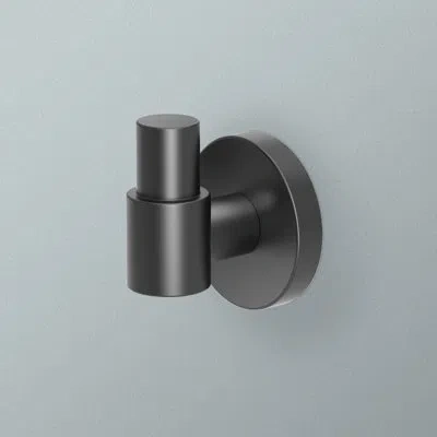 Gatco Reveal  Wall Mounted Single Robe Hook | Robe, Towel Hook For Bathroom In Matte Black