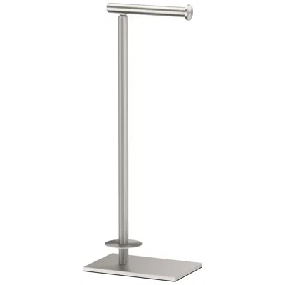 Gatco Satin Nickel 21 1/4"h Toilet Paper Holder With Storage